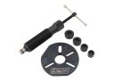 HRB Balancer Puller tool in use on engine