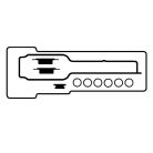 NEP Ford Barra XR6 4.0L BA rocker cover set engine gasket
