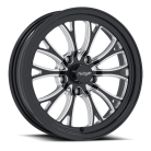 Boyd Coddington Bristol Wheels 17x4.5 Gloss Black Machined Front Runners