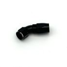 Spool Billet Cutter Hose End Fitting AN-6 45 degree angle view