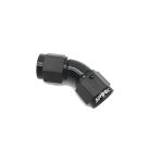 Spool Billet 45 degree female AN-6 swivel to female AN adapter