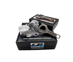 Toyota 4AGE 20V Blacktop Spool H Beam Conrods and CP Forged Pistons 