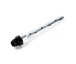 Nissan RB wet sump weld-in port stem, aerospace-grade aluminum