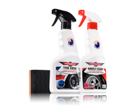 Bowden's Own Wheel and Tyre Care Pack with cleaner and applicators