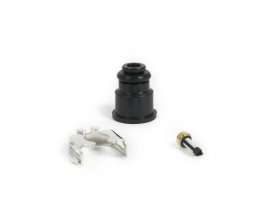 Fuel Injector Adapter close-up showing filter basket and components