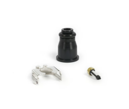 Fuel Injector Adapter close-up showing filter basket and components
