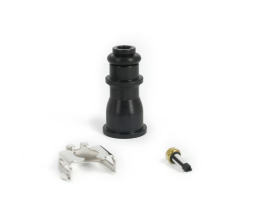 Fuel Injector Adapter close-up showing filter basket and components