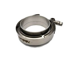 V-band clamp flange detail showing secure connection mechanism
