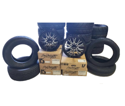 Boyd Coddington Bristol Wheel Set Gloss Black Milled